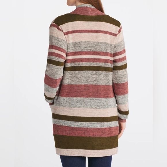 BOBEAU EXCLUSIVELY FOR STITCH FIX Size Medium Petite Long Sleeve Cardigan - Picture 6 of 14